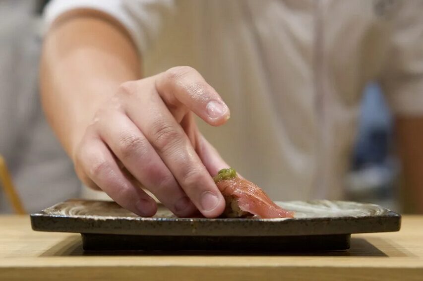 出張寿司職人の技を見て味わって特別な体験を