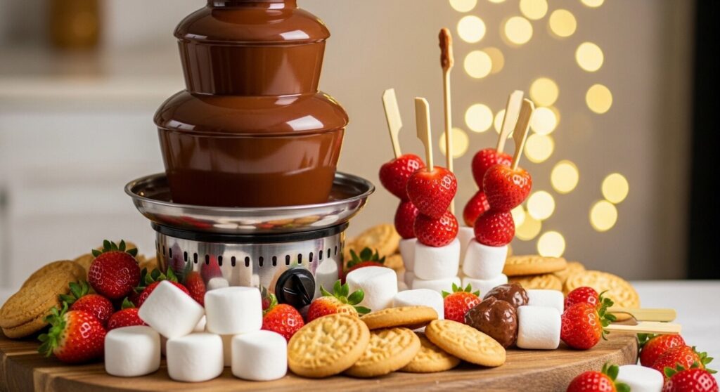 チョコレートファウンテンで華やかに！ケータリングで楽しむ特別なひととき