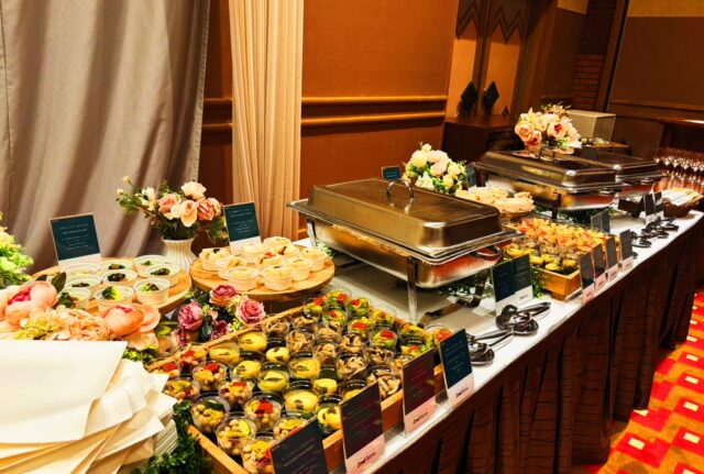 帯広市にて400名様分のパーティーでのケータリング（北海道）の法人向けケータリングご利用事例