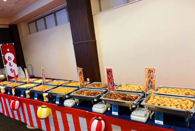 楽しい！港区にてお祭りビュッフェケータリング（東京）の法人向けケータリングご利用事例