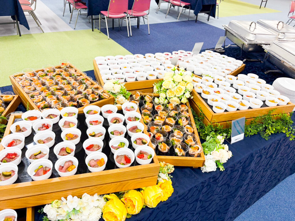 横須賀市にて120名様分の交流会でのケータリング（神奈川）