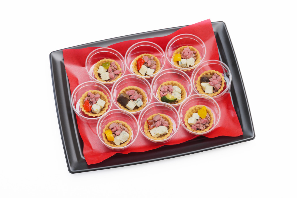 ローストビーフとブルーチーズのタルトレット