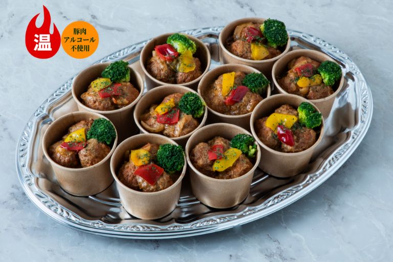 【温製】（ハラール）コフタカレー（鶏肉団子のレッドカレー）