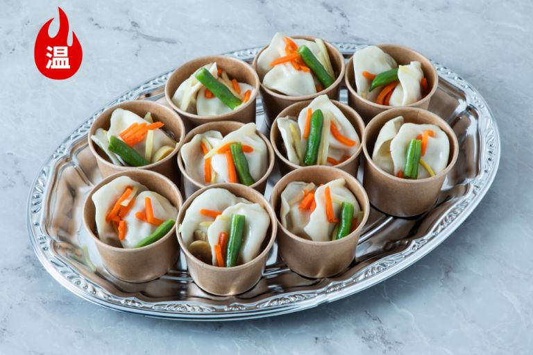 【温製】水餃子の中華あんかけ